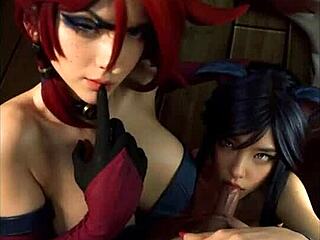 league of legends miss fortune and ahri cosplay uncensored hentai ai generated