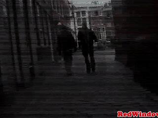 busty blonde hooker gets messy facial from tourist