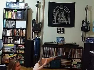 black skirt and heels strip tease with ripped clothes