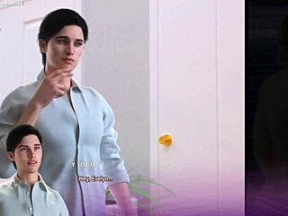 busty bbw milf landlady evelyn catches tenant masturbating in shower, leading to creampie in apocalust hentai