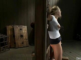 Hey, wanna see this bound blonde gagged and anal plugged hard?