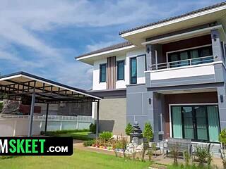 gorgeous babysitter keeps naughty secret from wife