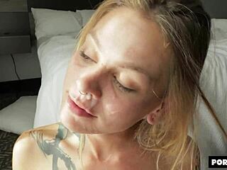 her crazy blonde orgasms are wild