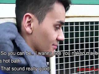 This straight guy tries gay sex, getting spanked and bent over by an older man.