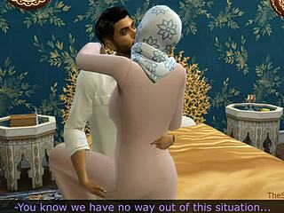 Wow! Arab Wife Cheats with Handsome Man!