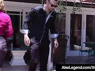 Krissy Lynn Blows and Fucks Alex Legend Outdoors