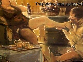 Vintage erotic illustrations tell steamy old tales.