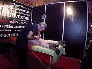 erotic massage turns into fingering and orgasm for ana marco