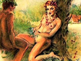 Vintage Erotic Drawings in Classic Cartoon Hentai Style