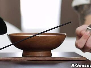 x-sensual - oiled-up erotic surprise rebecca rainbow