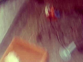 Alone at studio with bad slut and big cock