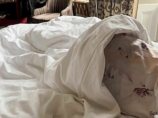 Stepmother and Stepson Riding Hard on Shared Hotel Bed