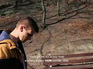 Amateur gay euro twink sucked and spanked