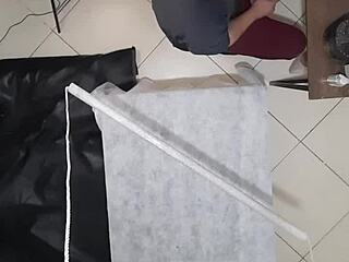 urologist gets wild during prostate exam, straps on and bangs patient hard