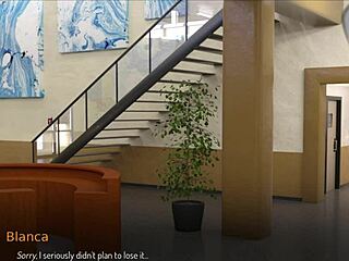 College student prepares for binding game number 44