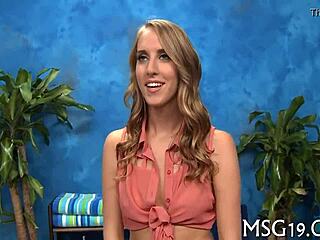 Oiled Ass Massage Turns Into Hardcore Teen Action