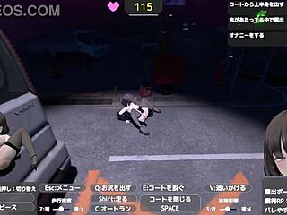 Sereka-san boldly exposes under naked coat in public