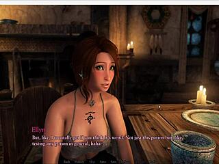 So we get very horny on the date in this 3d cartoon game