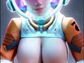 Overwatch Hmv - Juno Messages From The Stars In Hentai Compilation!