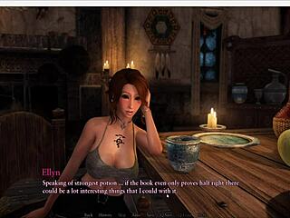 So we get very horny on the date in this 3d cartoon game