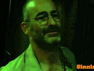 Femdom BOUNDS submissive and LICKS her PUSSY!