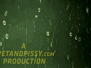 Man pisses on beautiful faces during sloppy blowjob POV