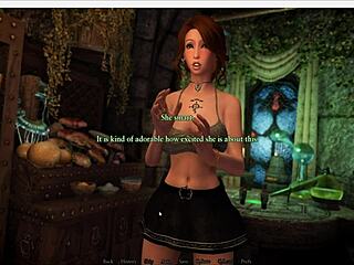 So we get very horny on the date in this 3d cartoon game