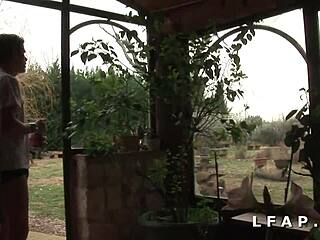 Can two french amateurs handle sharing a big cock in hardcore ffm threesome?