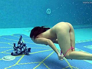 i love sazan's big ass underwater, tits bouncing in the pool