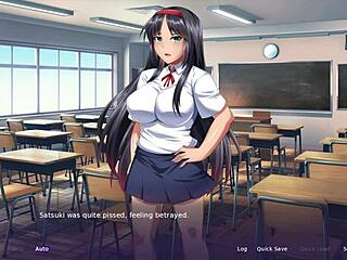 Break the rematch part 2 ep2 - anal and a rimjob. Intense assfucking in anime game scene.