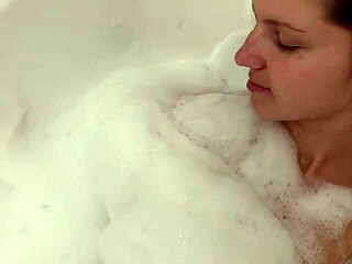 Hell yeah, bubble bath turns into steamy teen 18+ webcam action!