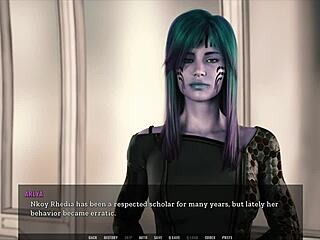 Big tits bounce in 3D cartoon porn game with curvy mature anime