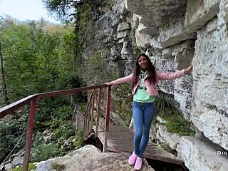 Forest Walk Turns Into Public Fuck With Sexy Guide