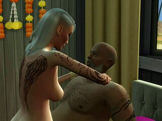 night work street girl picks up customer