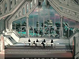 Big tits bounce in 3D cartoon porn game with curvy mature anime