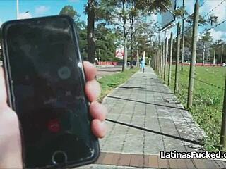 Hot Latina from Street Casting Blowjob