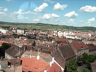 Top View Of Sibiu Romania From Tourist Perspective!