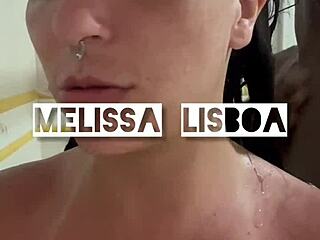 Big black guy fucked me bareback in the shower and came on my face