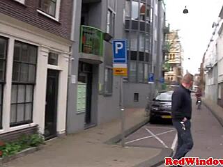 chubby dutch hooker sucks cock till cum fills mouth