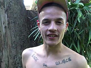 Hottest latin gay blowjob in spa