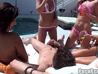 Damn! Cock-blocking hoes in wild orgy part 2!