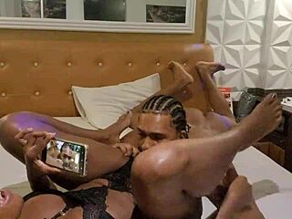 Pretinha Rides Hard Feeling Deep Inside Uterus