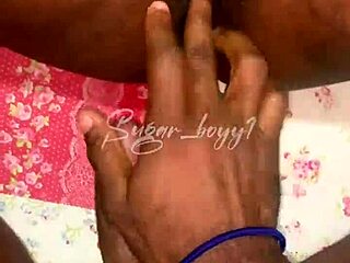 ebony girl with cute pussy takes bbc deep inside in missionary