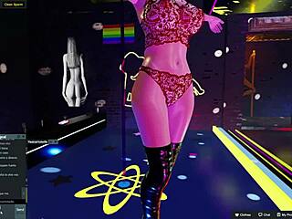 Yessicahotwife Dancing Sensually In The Night Club