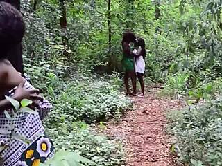 Flirty Nigerian Milf Seduces Ex-Worker for Pleasure