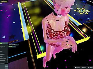 Yessicahotwife Dancing Sensually In The Night Club