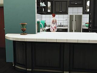 hey, saw my stepson jerking off and decided to help him with sex