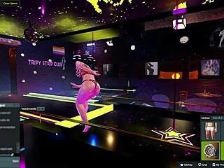 Yessicahotwife Dancing Sensually In The Night Club