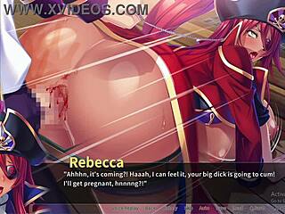 Rebecca H In Pirate Booty Bukkake Scene With Bound Anal And Tanned Ass