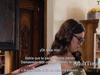 Stepmom Reagan Foxx Is Sore About Leana's Test Scores And Punishes Her With Hardcore Lesbian Muff Diving!